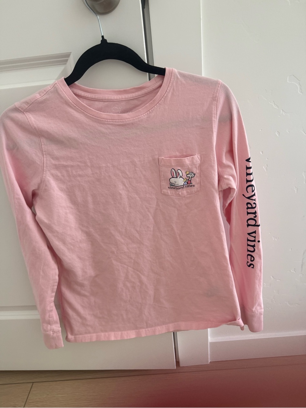 vineyard vines Easter ' Pink Long-Sleeve Pocket Tee